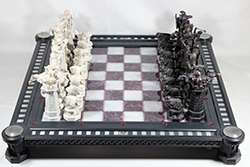 樹脂駒×金属盤(魔法使いのチェス)