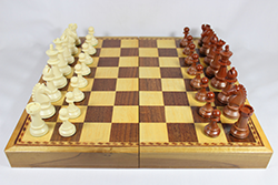 樹脂駒×木盤(折畳み式・日本製・中2)