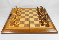 木製駒×木製盤(持ち手付)