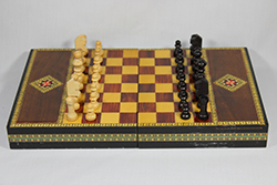 木製駒×木製盤(収納付・螺鈿細工・トルコ製)