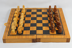 木製駒×木製盤(折畳み式・タイ製)