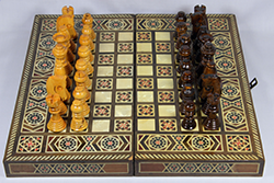 木製駒×木製盤(折畳み式・螺鈿細工・トルコ製2)